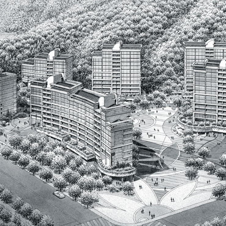 대한 주택공사 성남 도촌지구 아파트