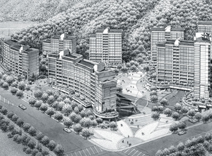 대한 주택공사 성남 도촌지구 아파트